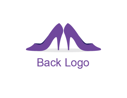 high heels shoes logo