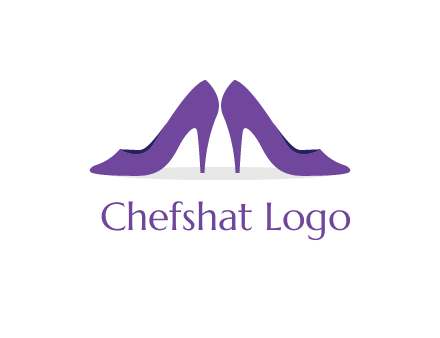 high heels shoes logo