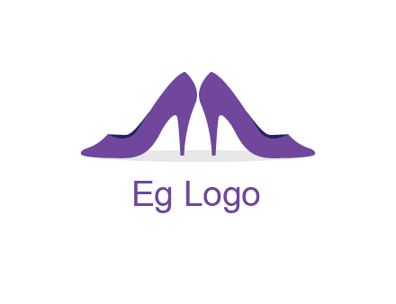 high heels shoes logo