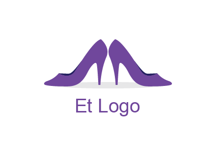 high heels shoes logo