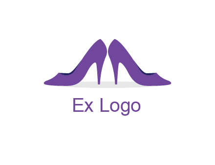 high heels shoes logo