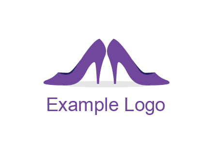high heels shoes logo