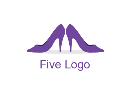 high heels shoes logo