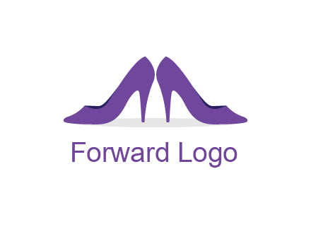 high heels shoes logo