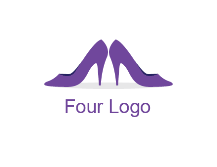 high heels shoes logo