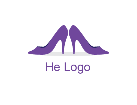 high heels shoes logo