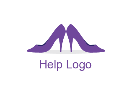 high heels shoes logo
