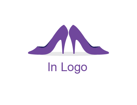 high heels shoes logo