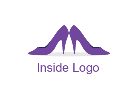 high heels shoes logo
