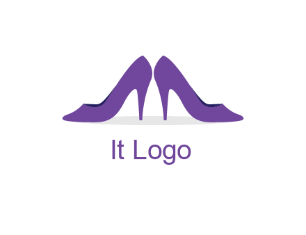 high heels shoes logo