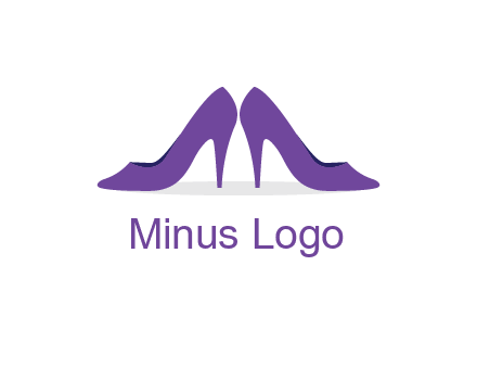 high heels shoes logo