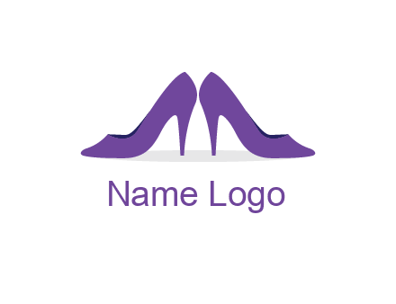 high heels shoes logo
