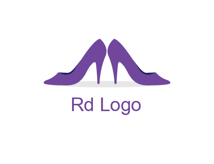 high heels shoes logo