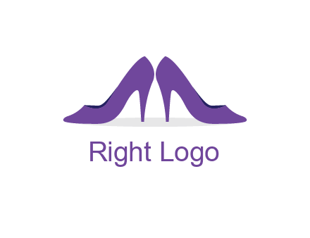 high heels shoes logo