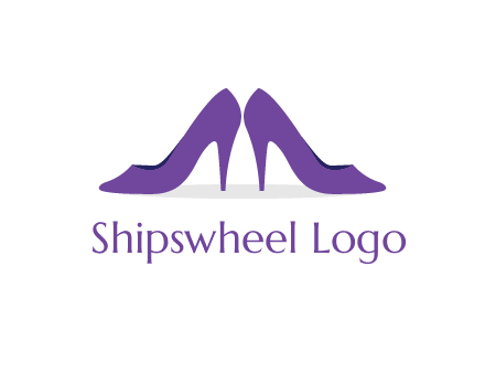 high heels shoes logo