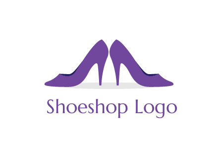 high heels shoes logo