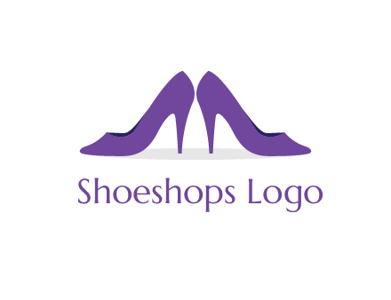 high heels shoes logo