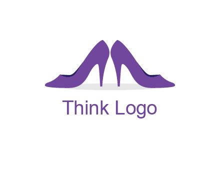 high heels shoes logo