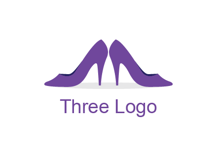 high heels shoes logo