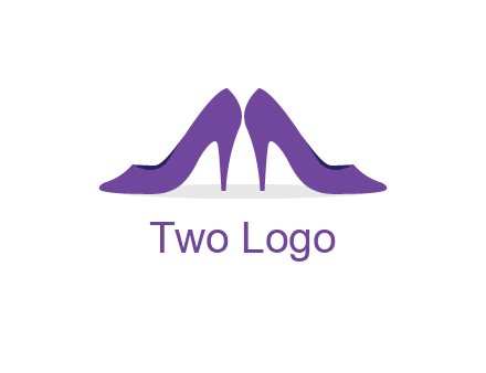 high heels shoes logo