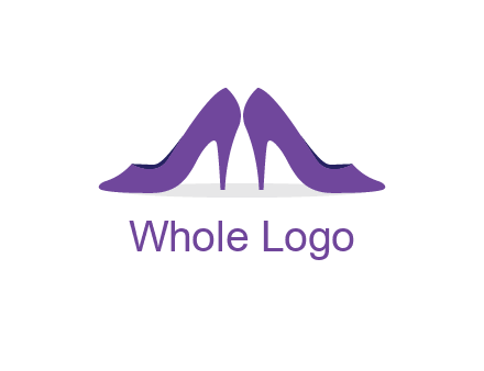 high heels shoes logo