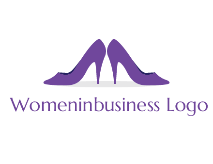 high heels shoes logo