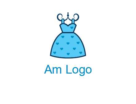 hanging baby frock icon