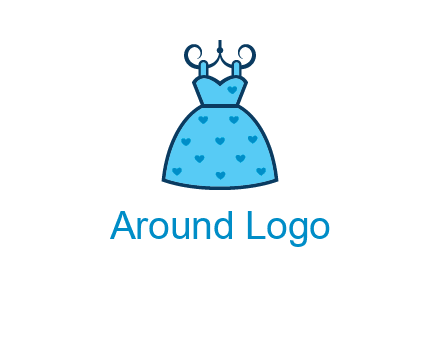 hanging baby frock icon
