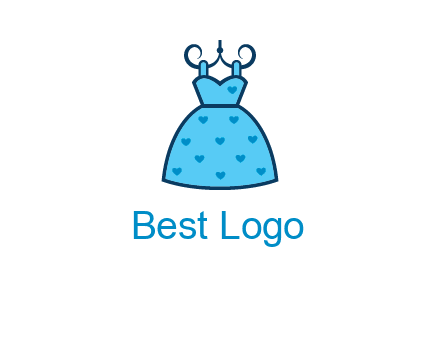 hanging baby frock icon