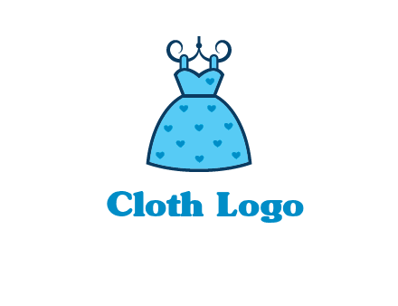 hanging baby frock icon