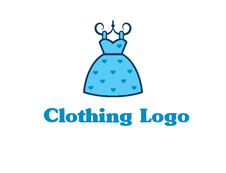 hanging baby frock icon
