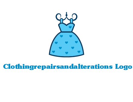 hanging baby frock icon