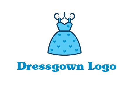 hanging baby frock icon