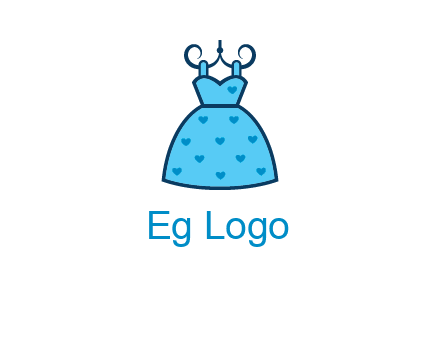 hanging baby frock icon