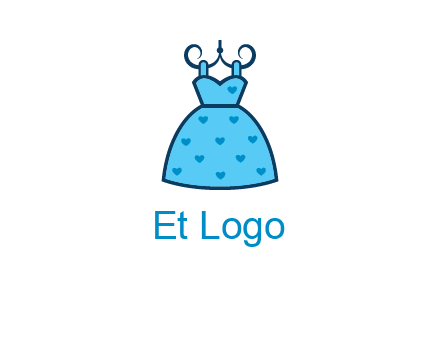 hanging baby frock icon