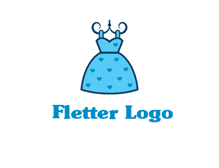 hanging baby frock icon