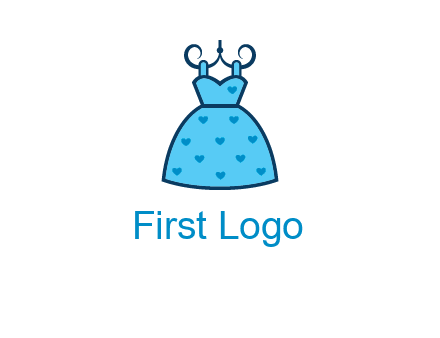 hanging baby frock icon