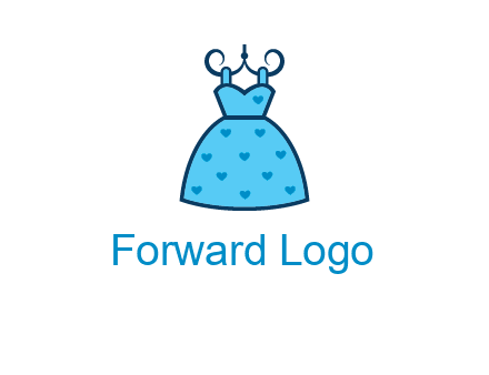 hanging baby frock icon