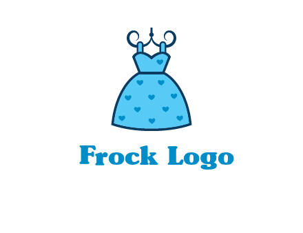 hanging baby frock icon