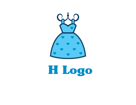 hanging baby frock icon