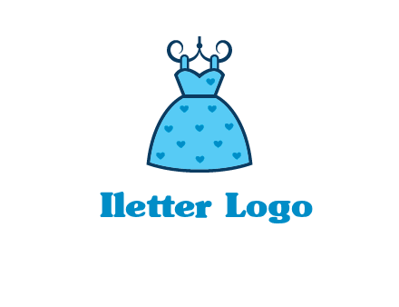 hanging baby frock icon