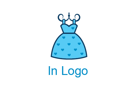 hanging baby frock icon