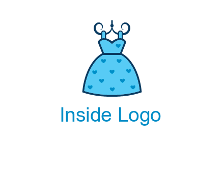 hanging baby frock icon