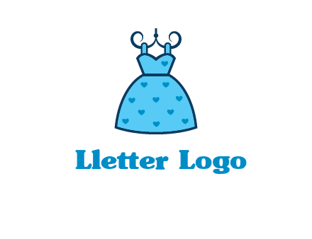 hanging baby frock icon