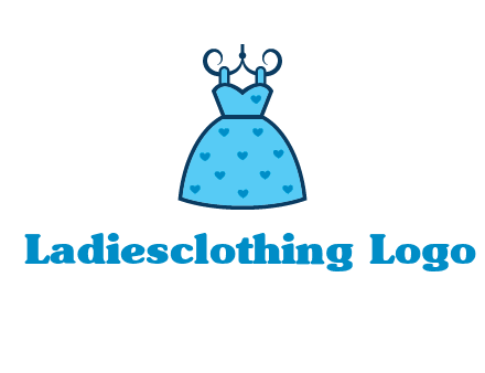 hanging baby frock icon