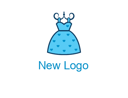 hanging baby frock icon