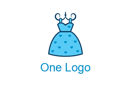 hanging baby frock icon