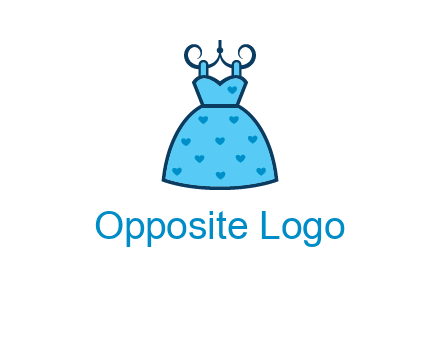 hanging baby frock icon