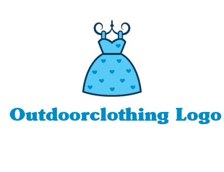 hanging baby frock icon