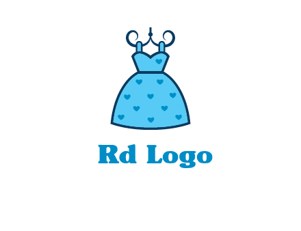 hanging baby frock icon